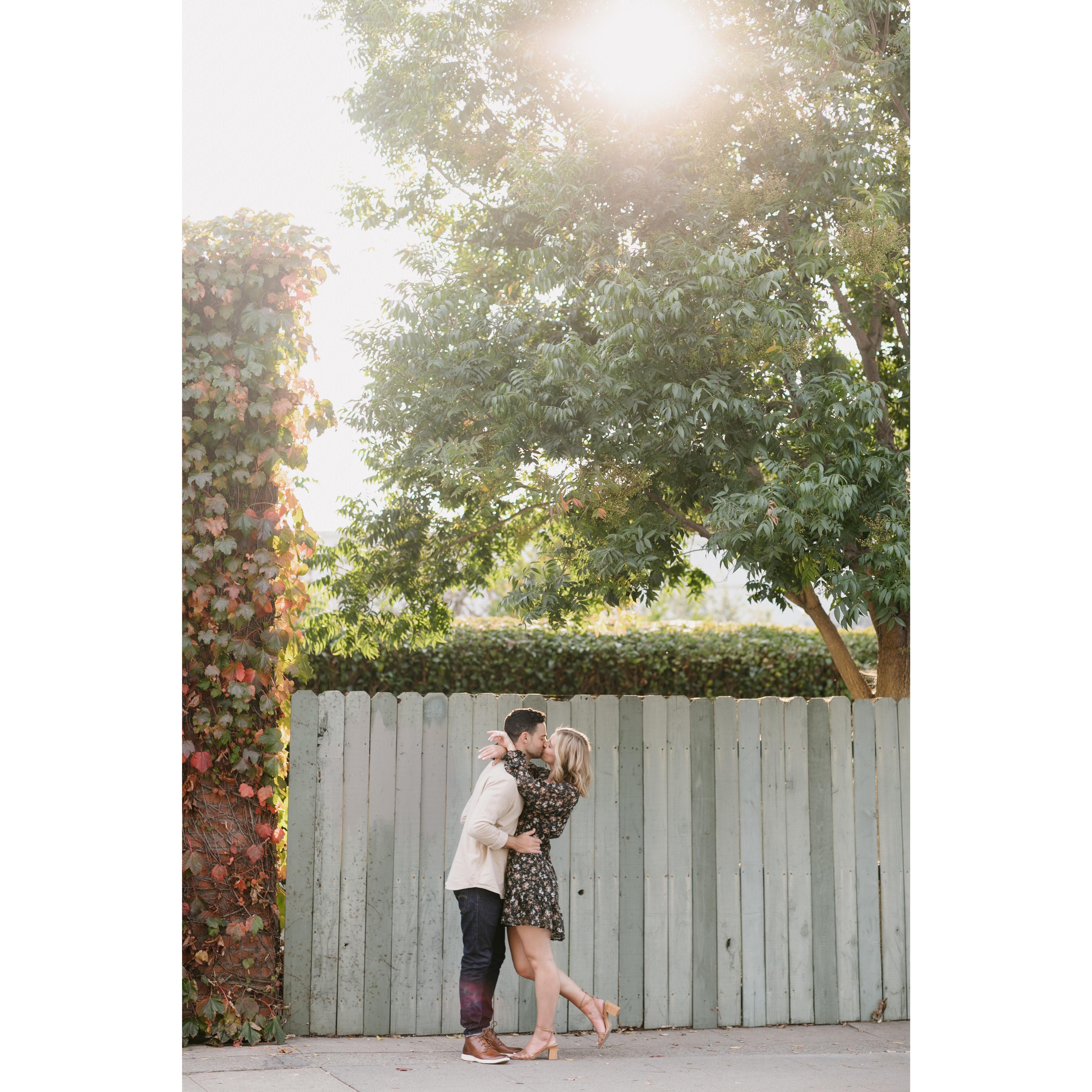 Celebrating one year until the wedding with a trip to San Luis Obispo