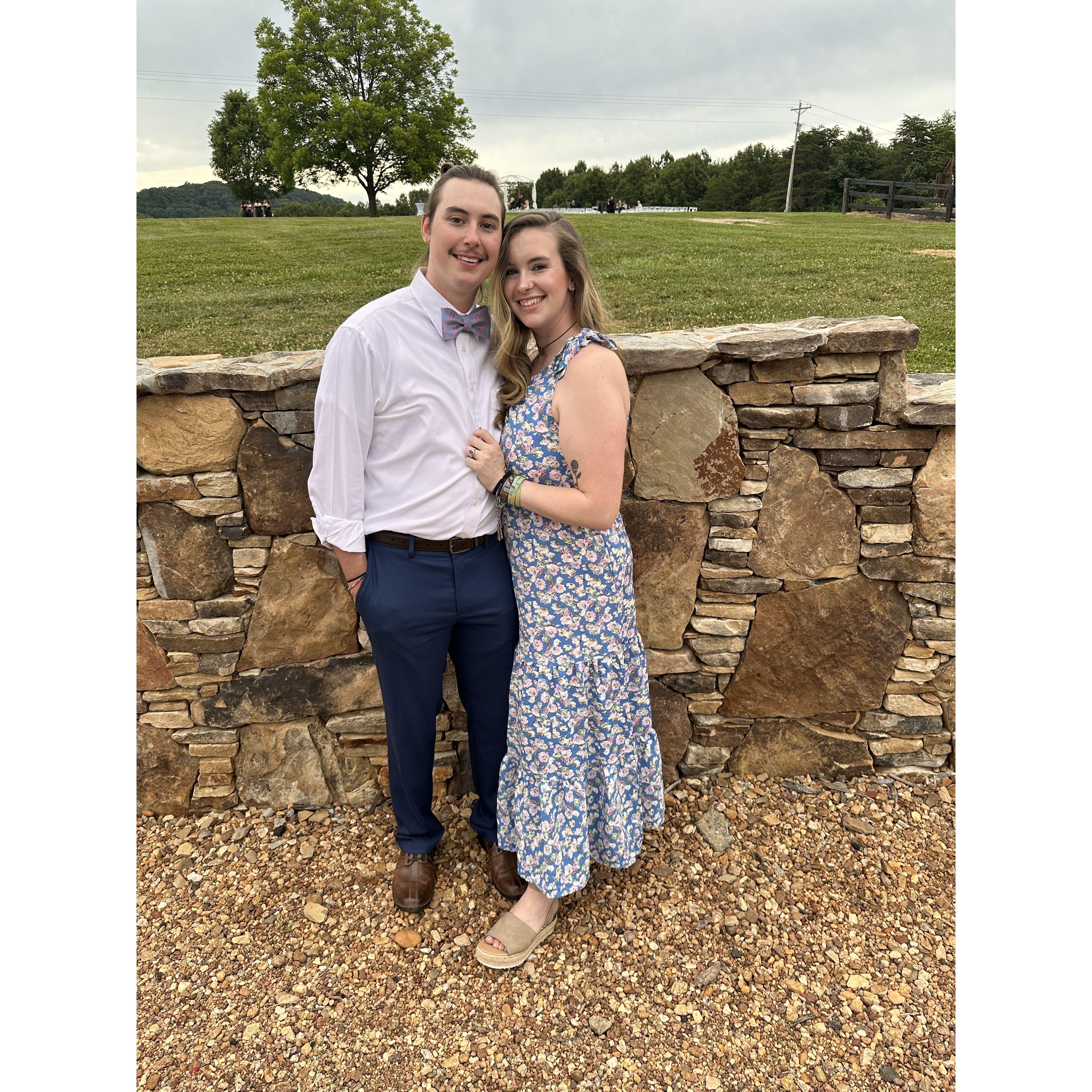 Attending the Kiser Wedding!