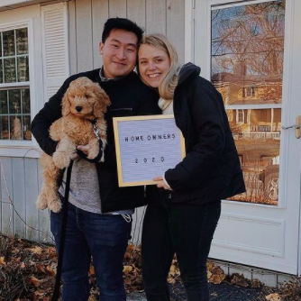 Sam and Sam welcomed Bean to their new home in November 2020!