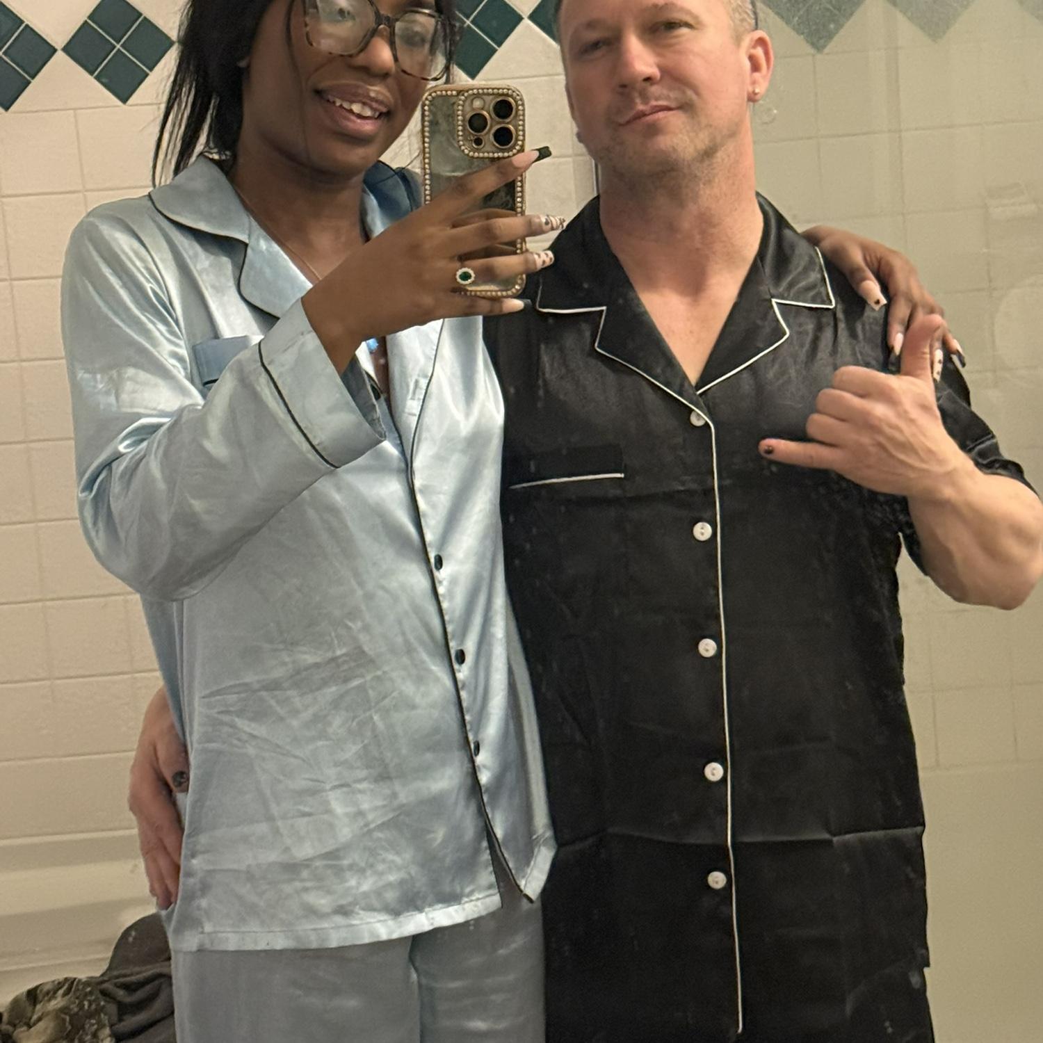 Matching pajamas!