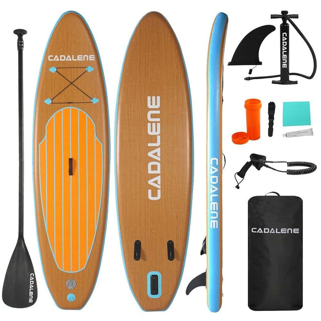 CADALENE Inflatable Stand Up Paddle Board with SUP Accessories, Anti-Slip EVA Deck, Family-Friendly SUP Boards for Adults & Youth of All Skill Levels, Versatile Yoga Paddle Board