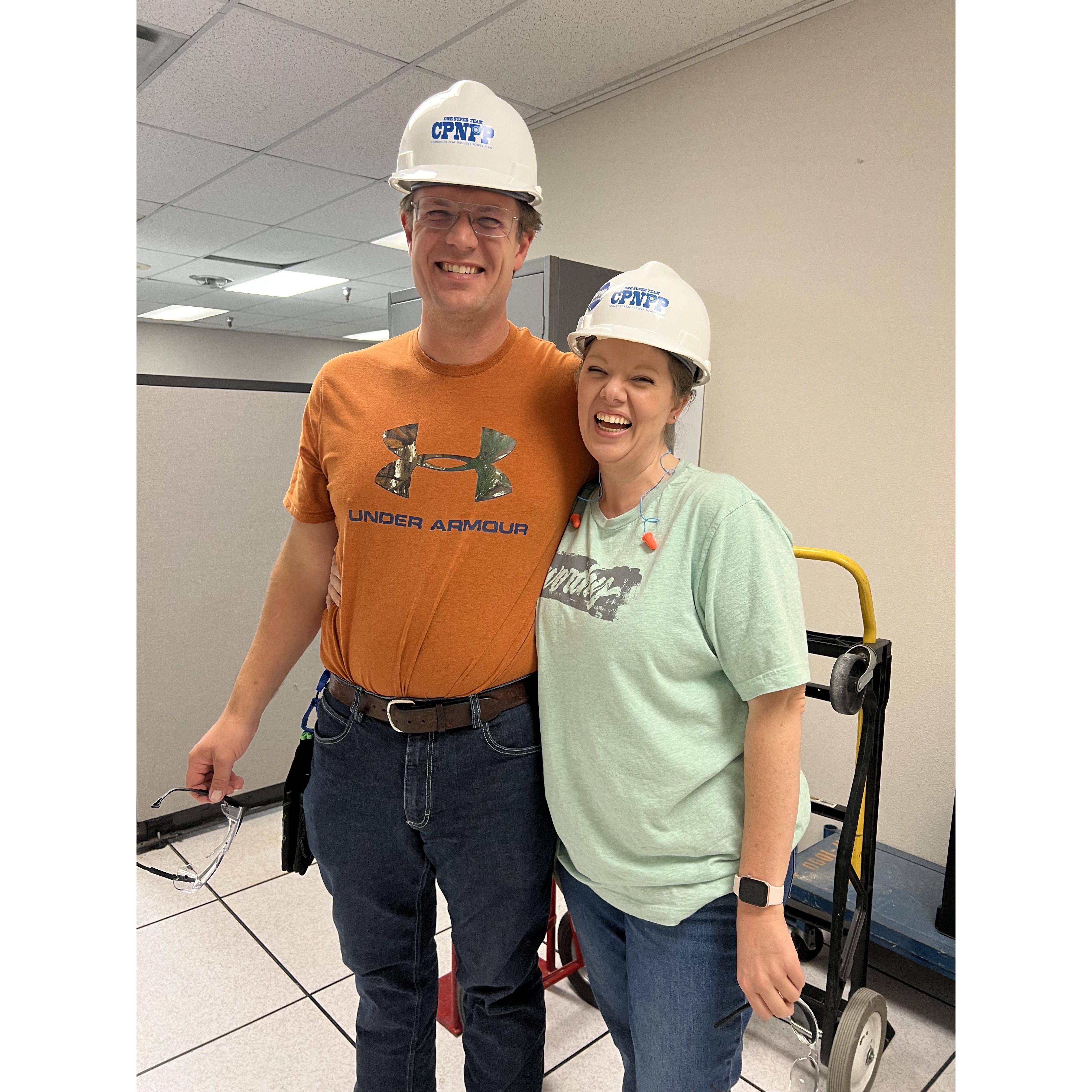 August 2023 - while Neal was visiting Joy in Texas, Kimberly's husband, Kurt, arranged for us to tour Comanche Peak Nuclear Power Plant. We both loved it!