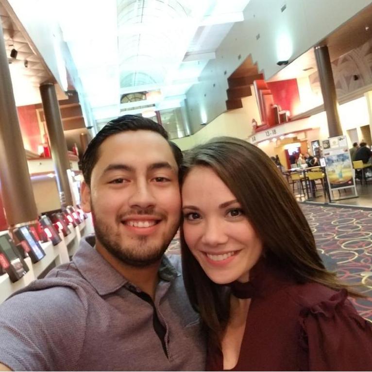 Our first date.