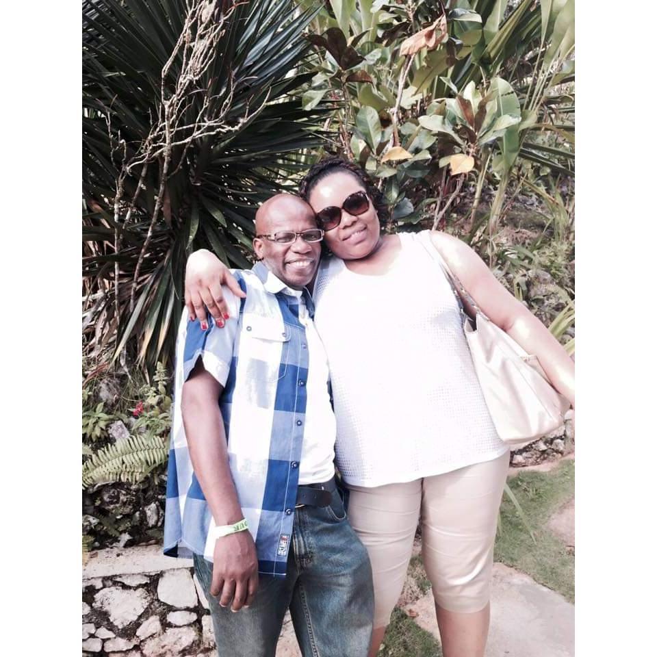 Our first vacation in Jamaica. Celebrating at Bob Marley museum.