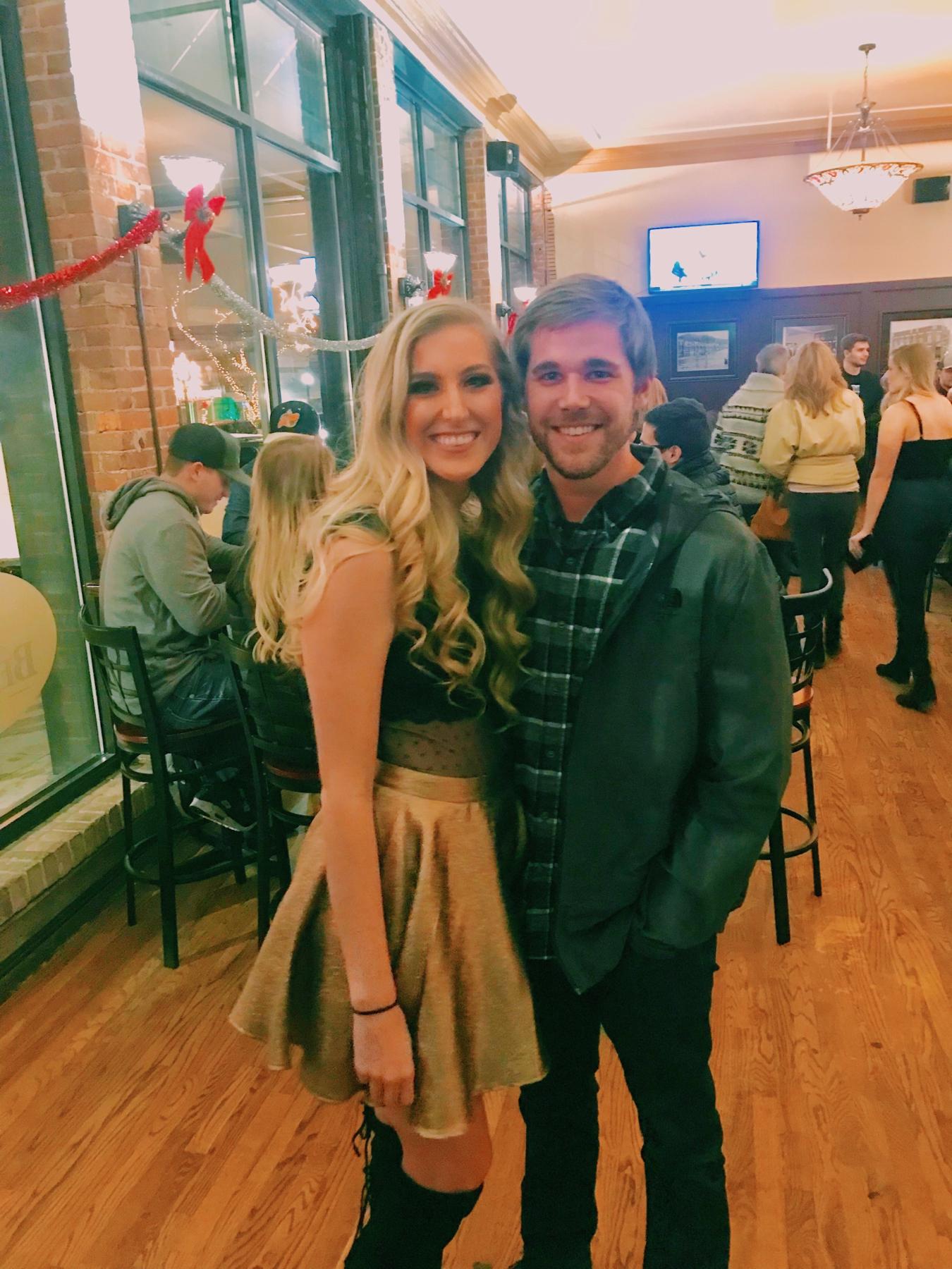 The night Weston asked Michaela to be his girlfriend. Right exactly at midnight on New Years.