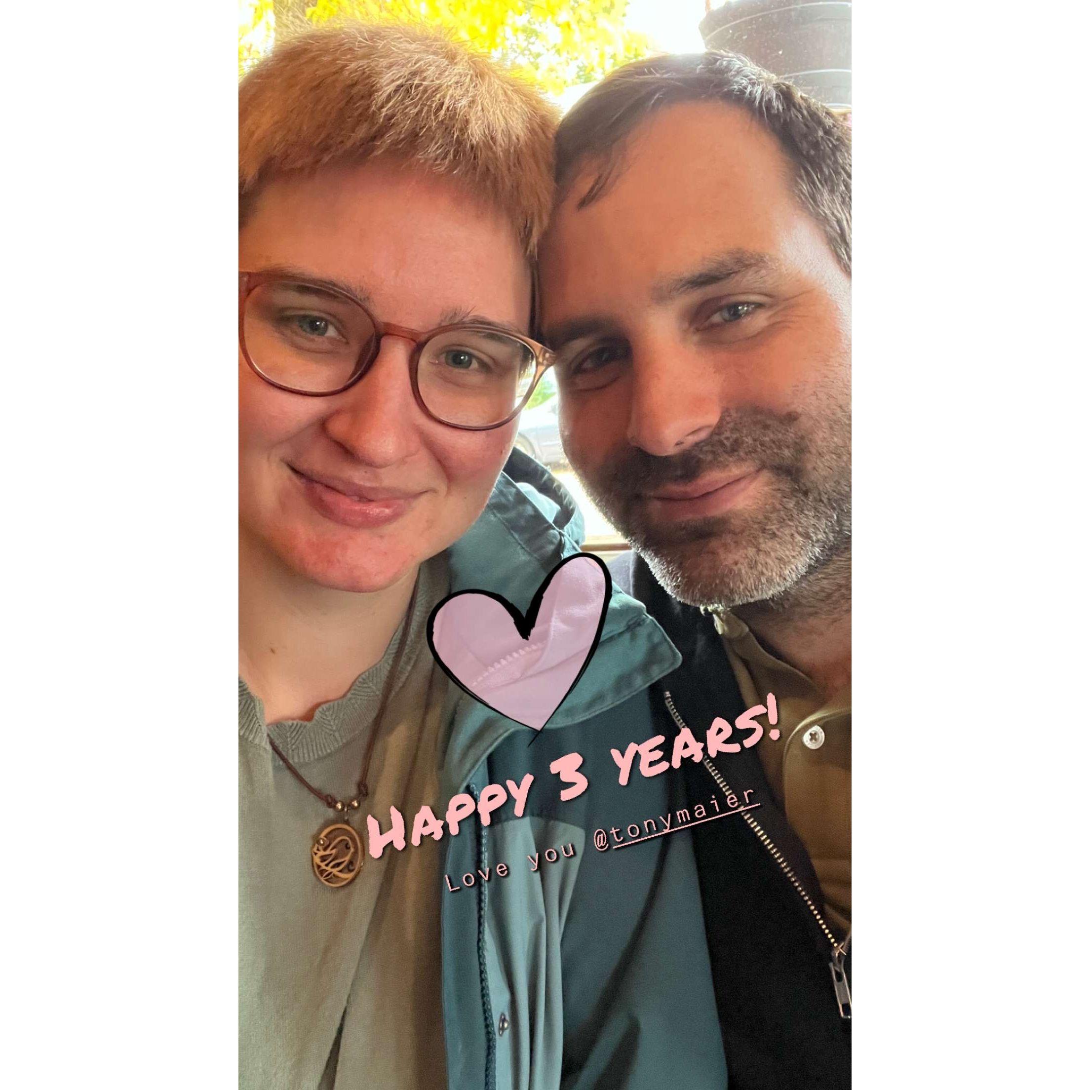 Three years together!