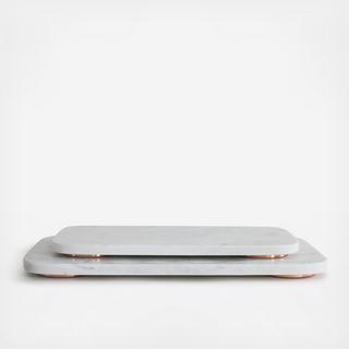 Mara Marble & Copper Serving Board