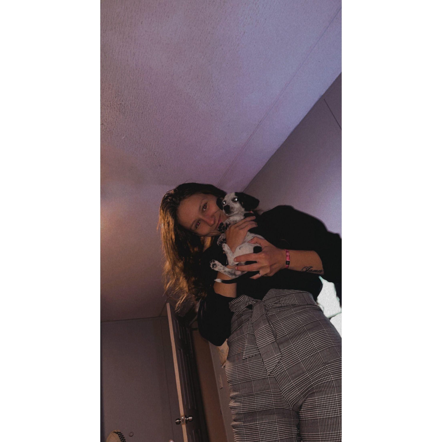 This is when we got our puppy Callie (who later decided she liked Cheyanna's mom more than us) :)
