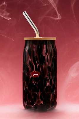 Mystic Halloween Icon Juice Glass Tumbler with Lid