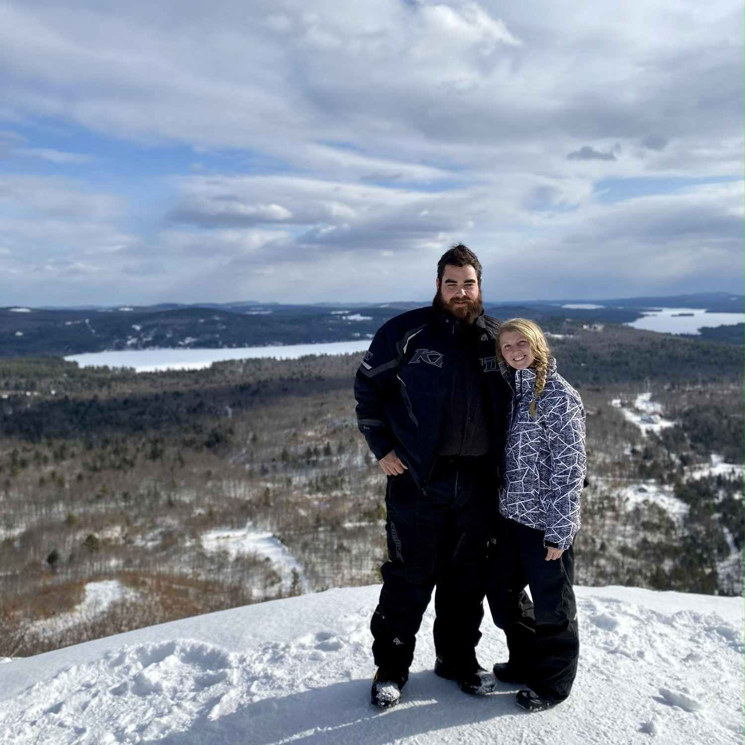 February 20, 2021- Snowmobiling in ME