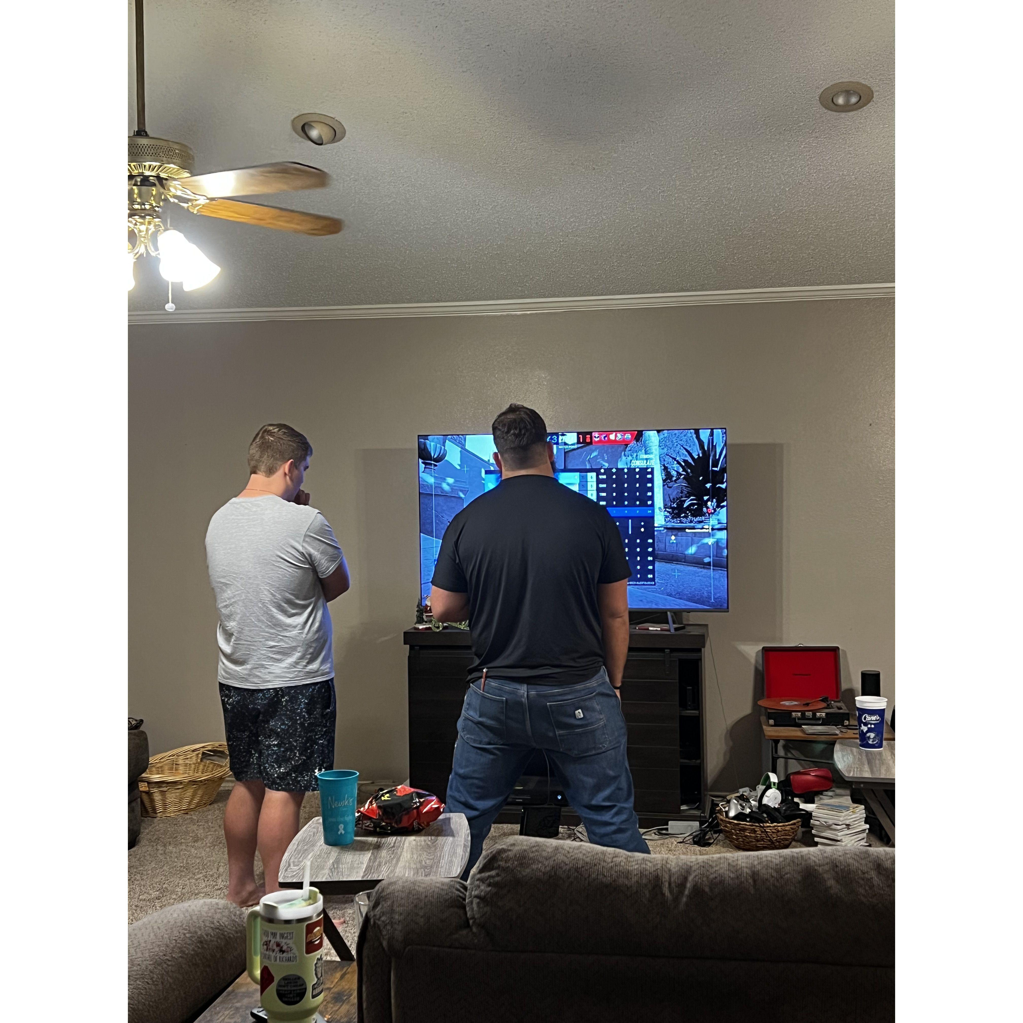 This was the time that Carter put the smack down on Jackson on the Xbox and showed him what was up! It was awesome!