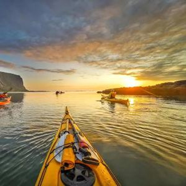 Midnight Sun Sea Kayaking in Tromsø