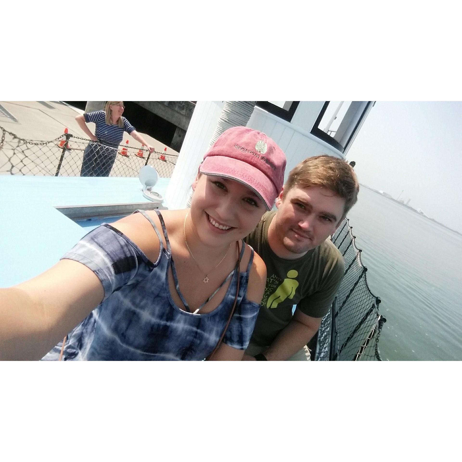 Our first picture together in Eureka, CA.
