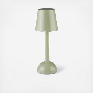 Scalloped Rechargeable LED Lamp