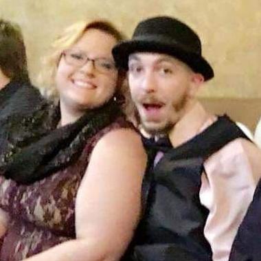 Us celebrating a friend's wedding!