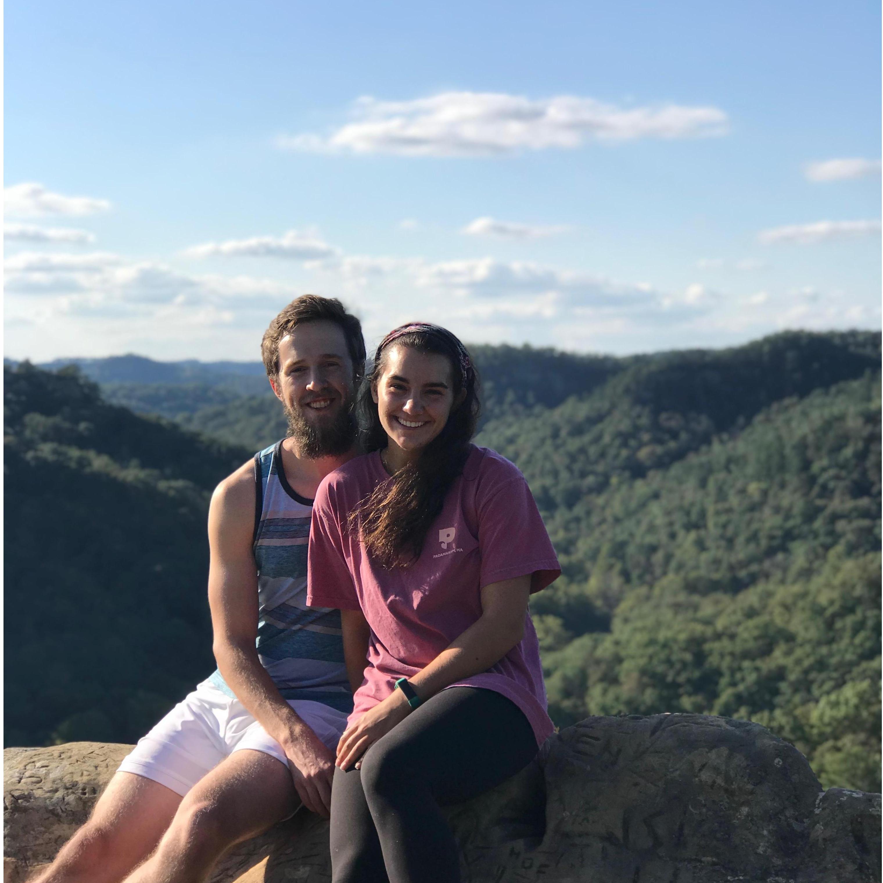 Hiking at Red River Gorge - one of our favorite things!