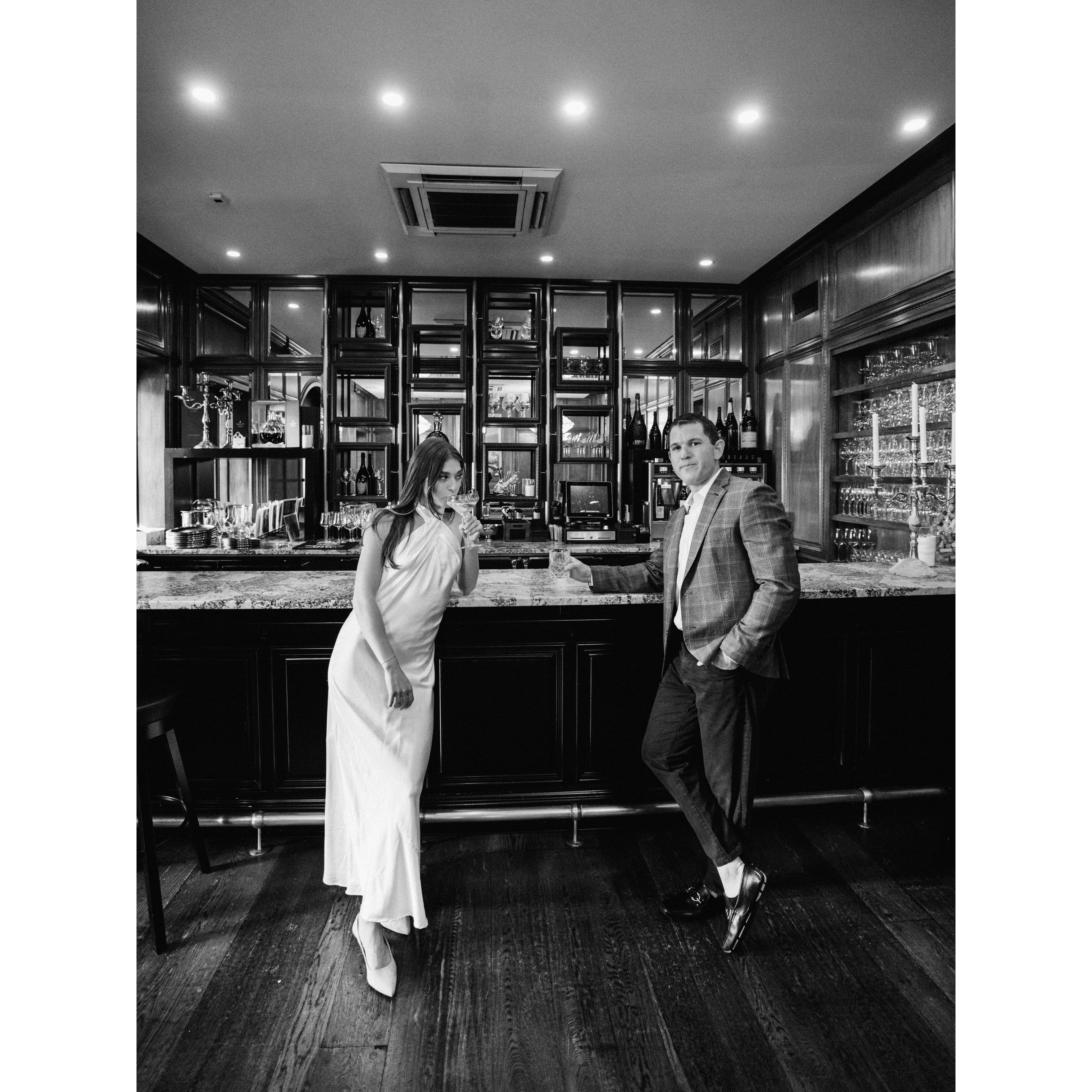 March 12, 2024- Our engagement photos at the Wrigley Mansion