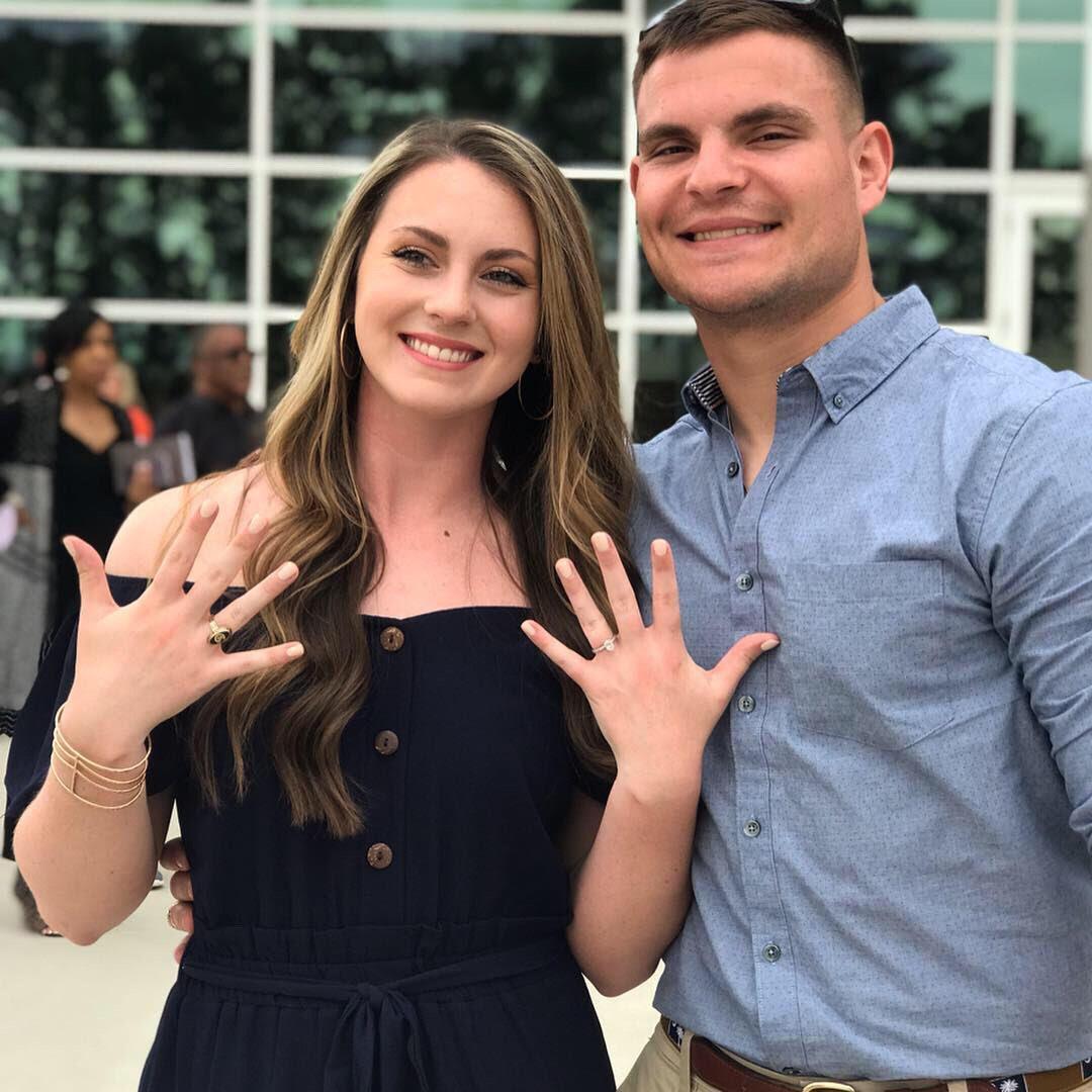 The hands are getting a little heavy! He got to come support me as I received my Clemson class ring.