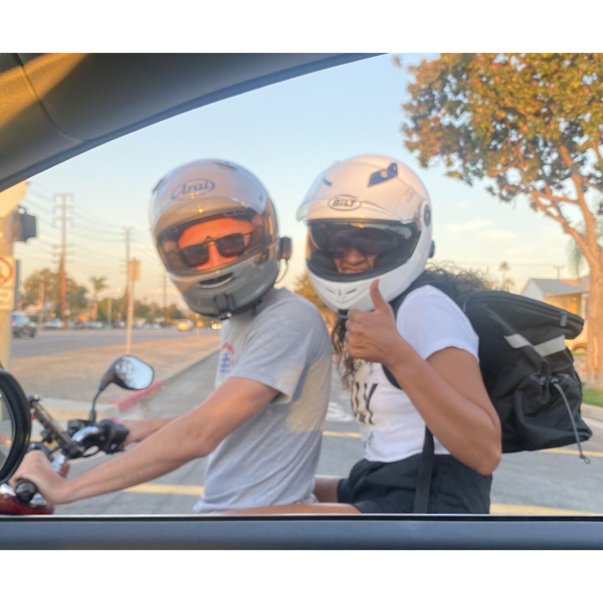 Ride or Die (Roni isn't allowed to ride these anymore lol)