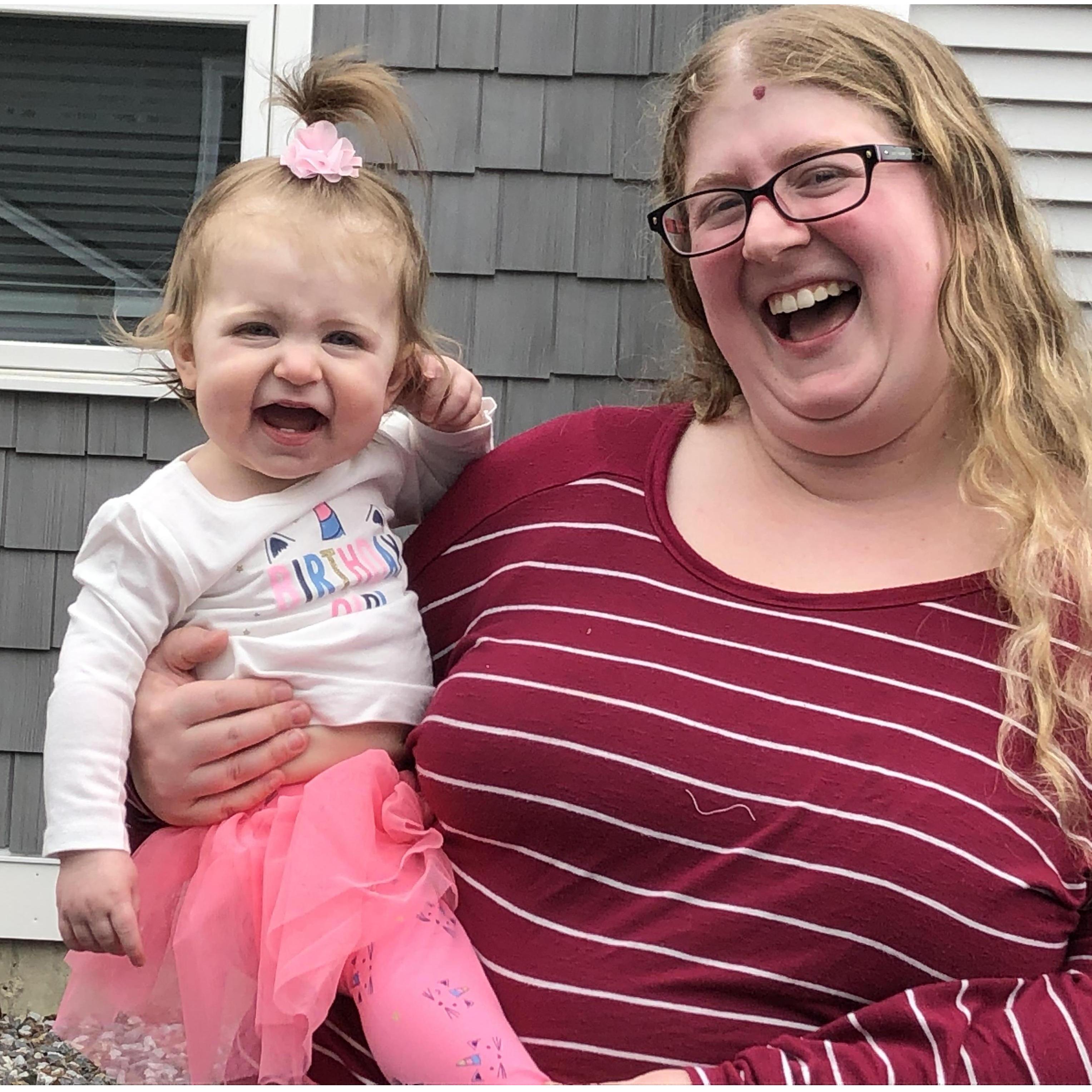 Lyra's first birthday during COVID.
