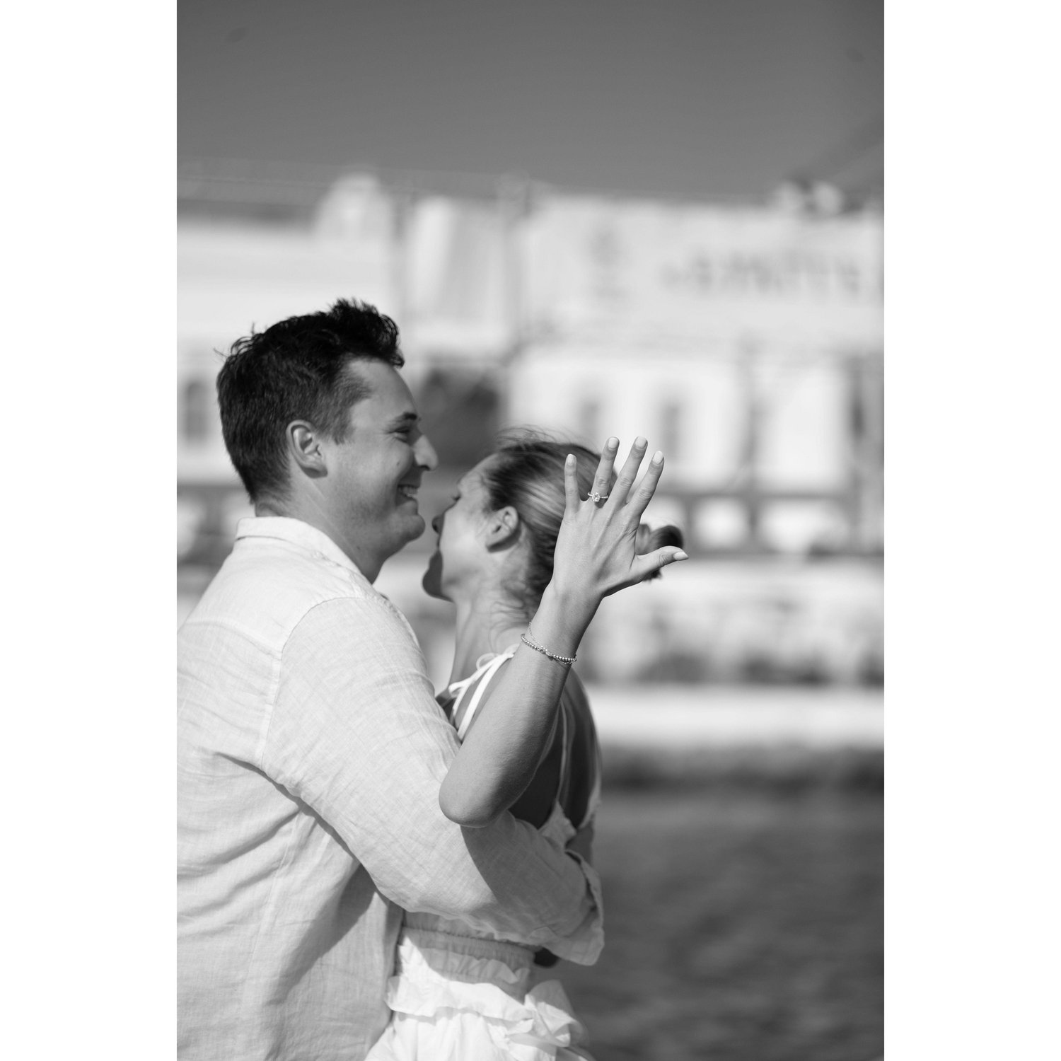 Engaged in Mykonos, Greece!