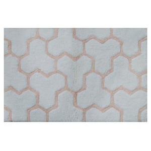 Sculpted Wave Bath Rug Gray/Casual Pink - Project 62™