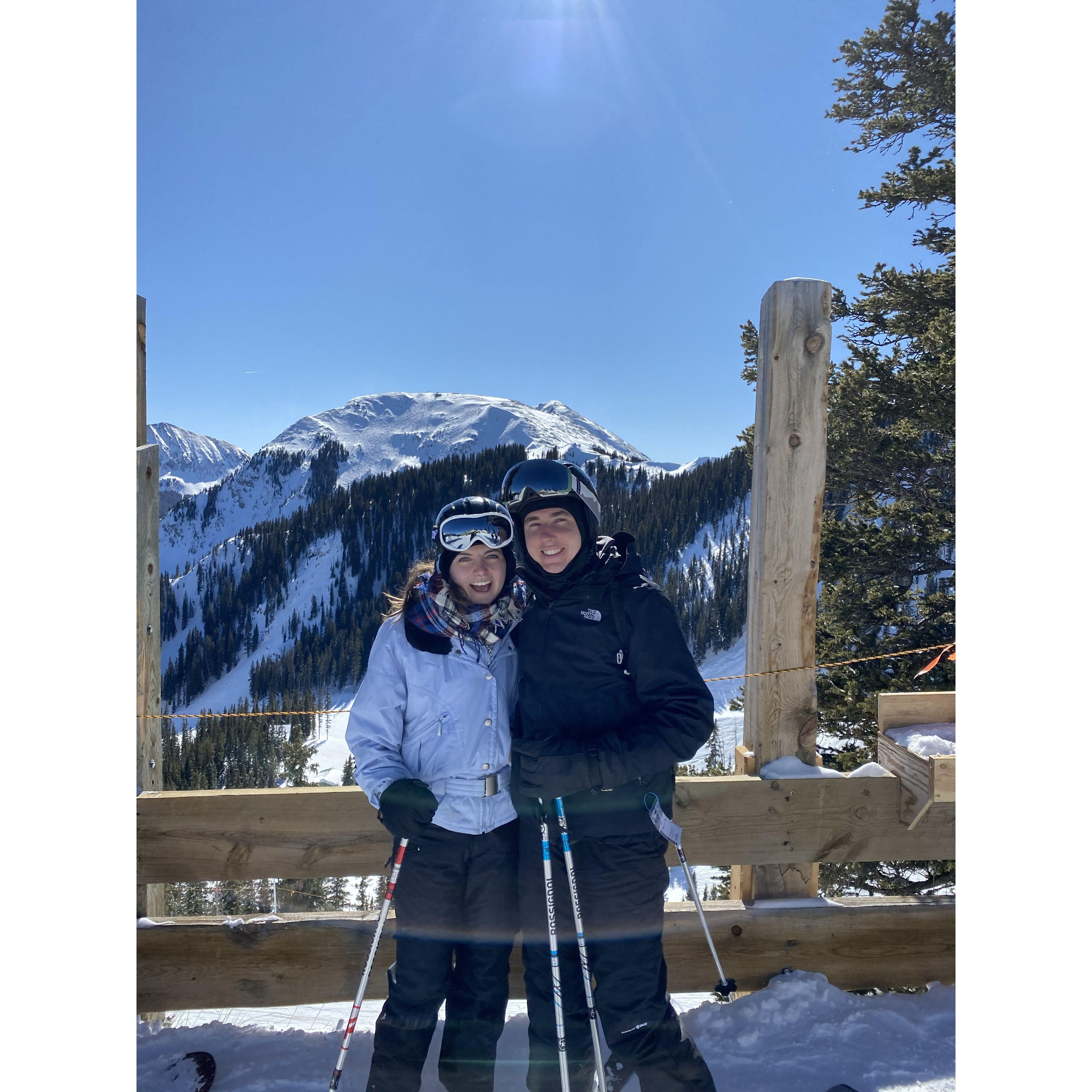 Skiing in Taos