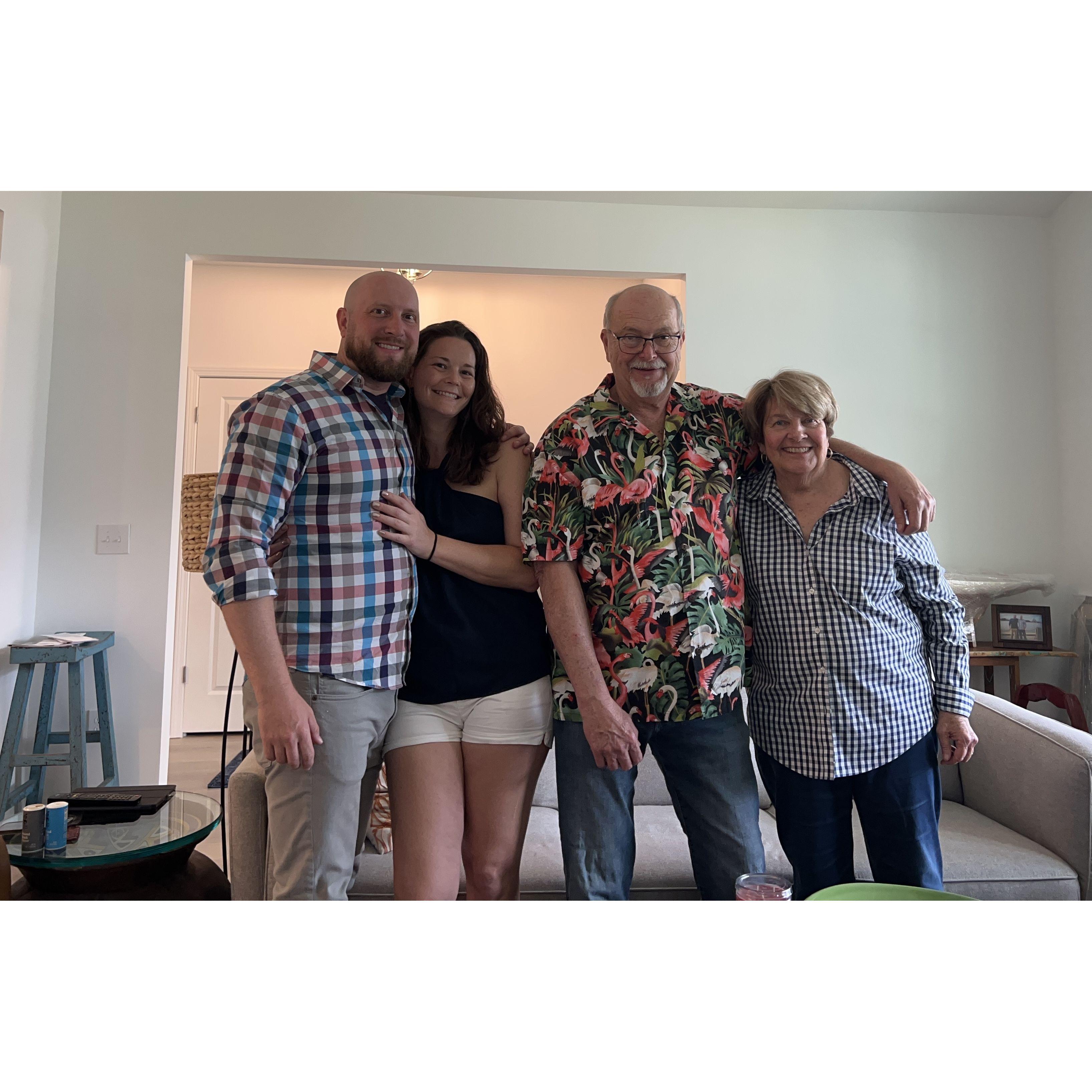Walts birthday at their new house