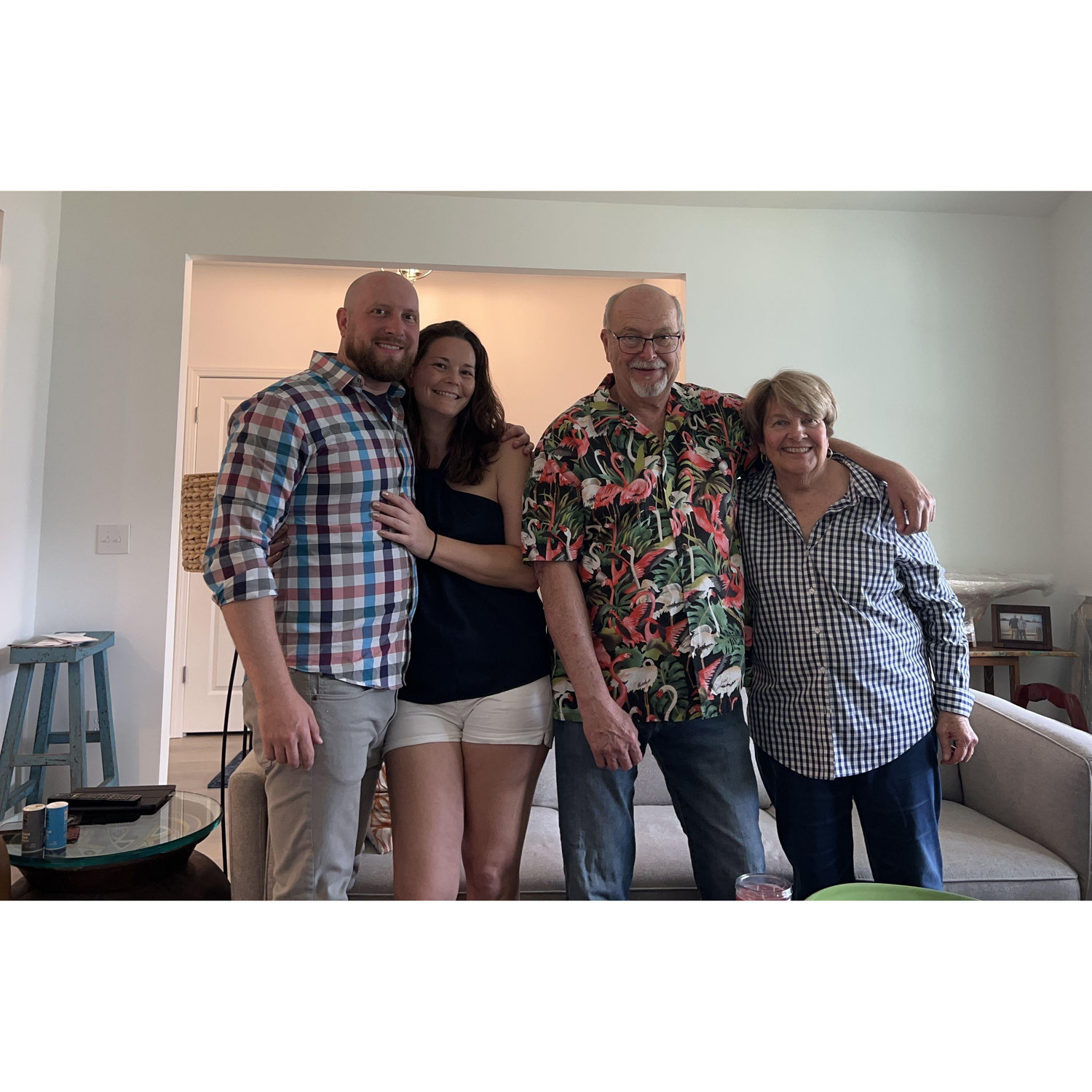 Walts birthday at their new house