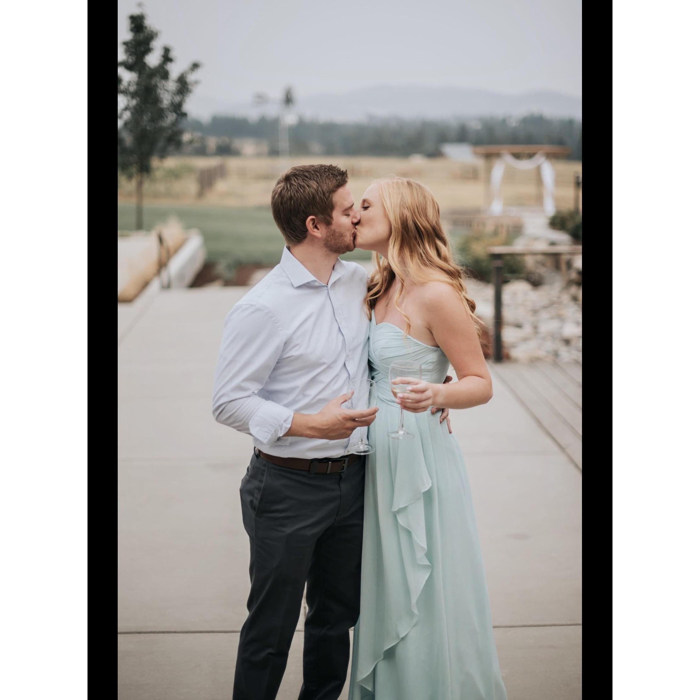Shelby was maid of honor at this wedding of one of her bridesmaids.