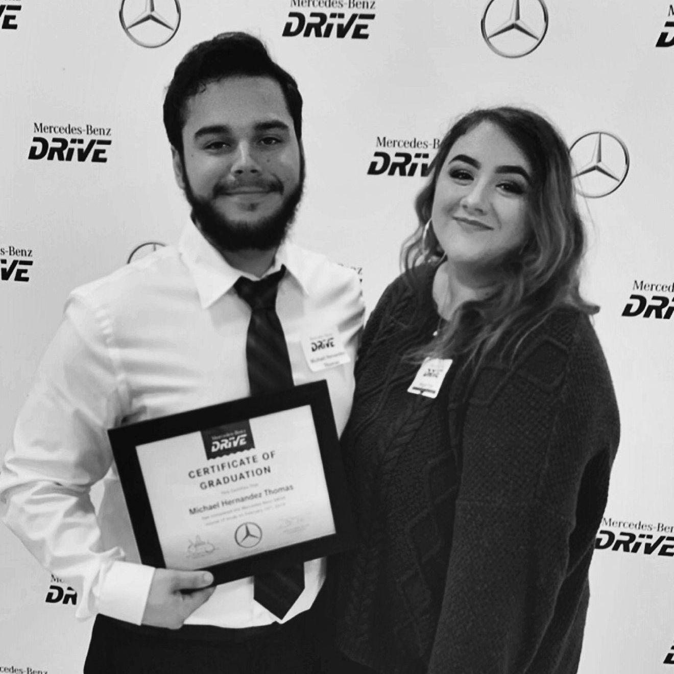 Michael's graduation from Universal Technical Institute in 2019