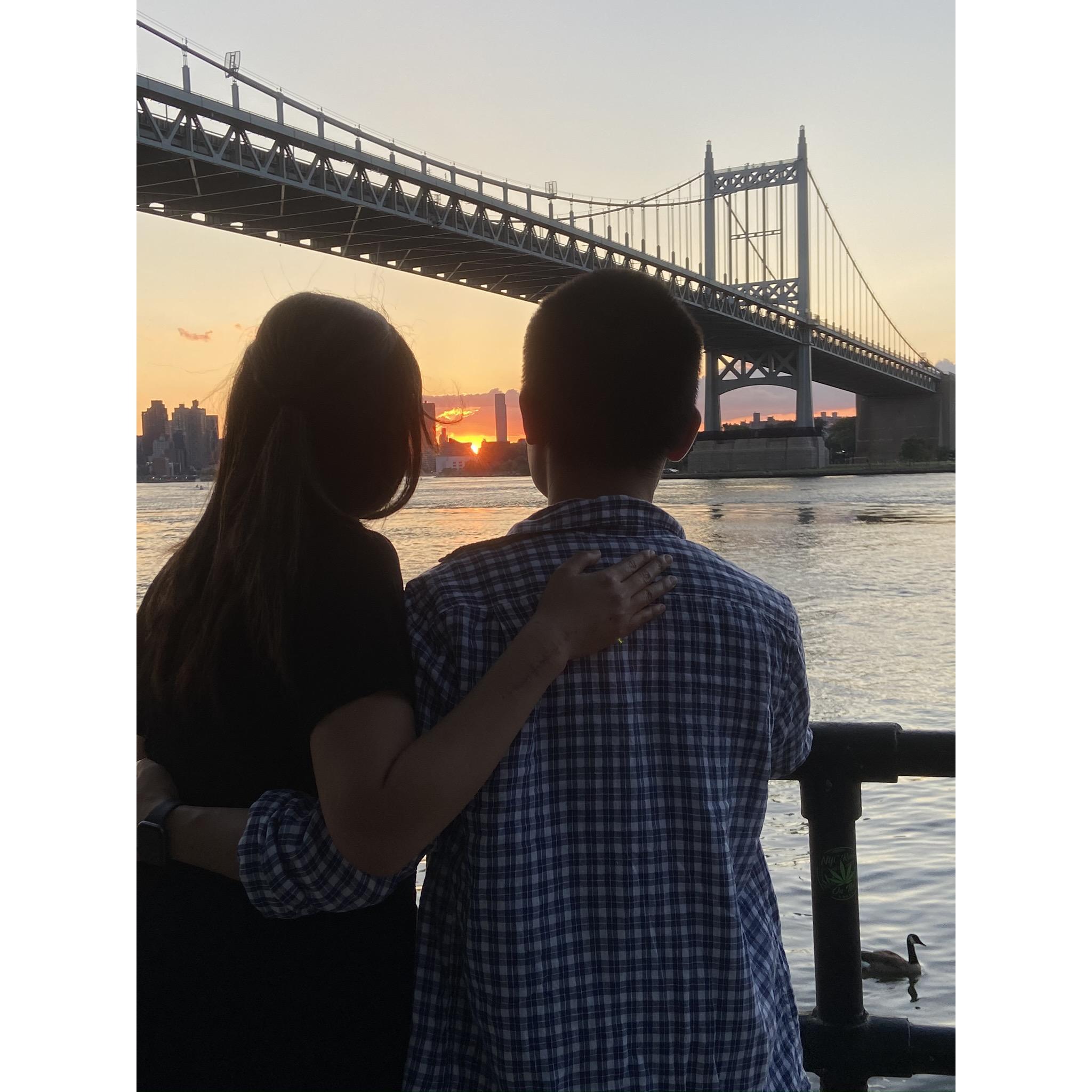First sunset together