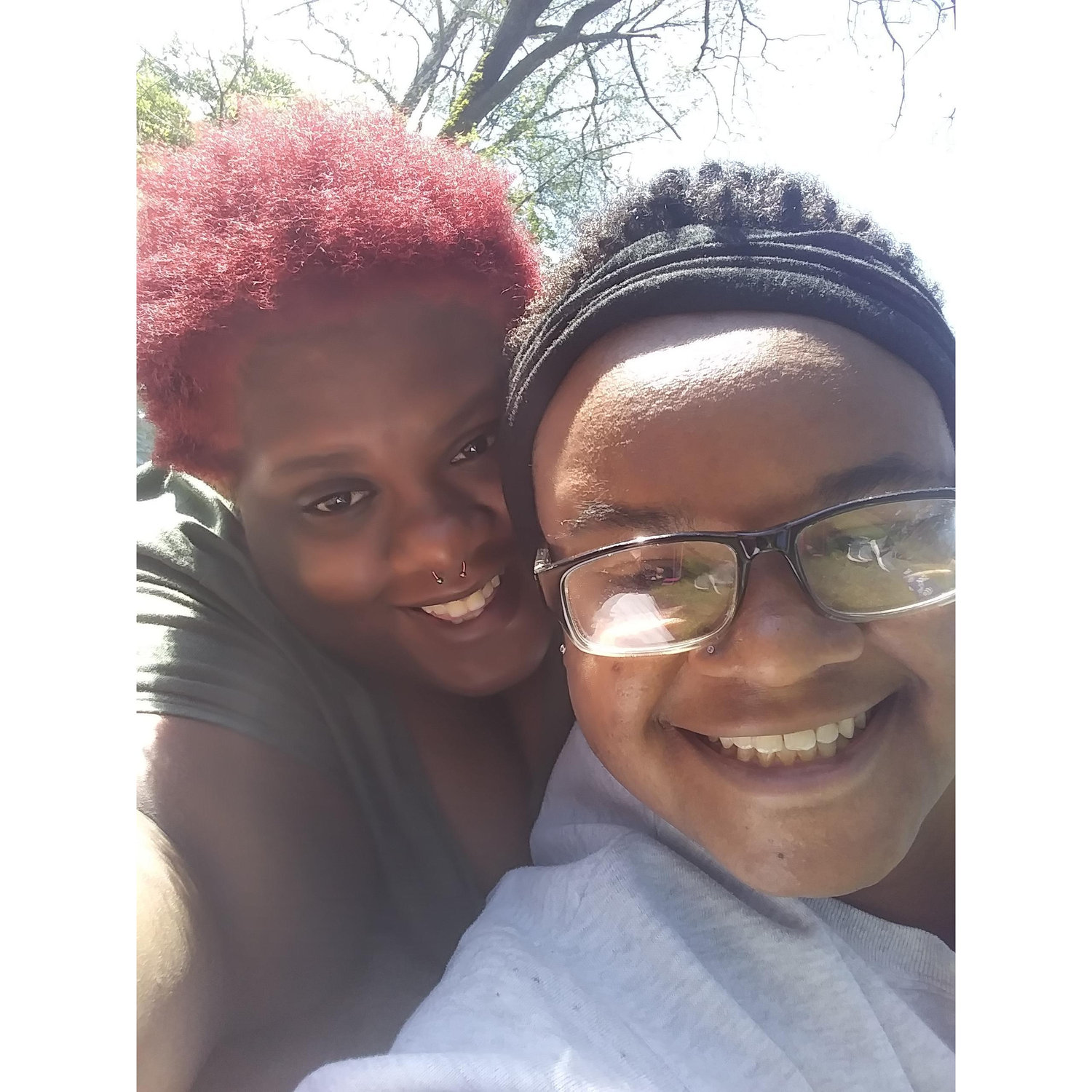 This is when we was chilling by the stream in Carlisle. My Babygirl smile is priceless 😊😊