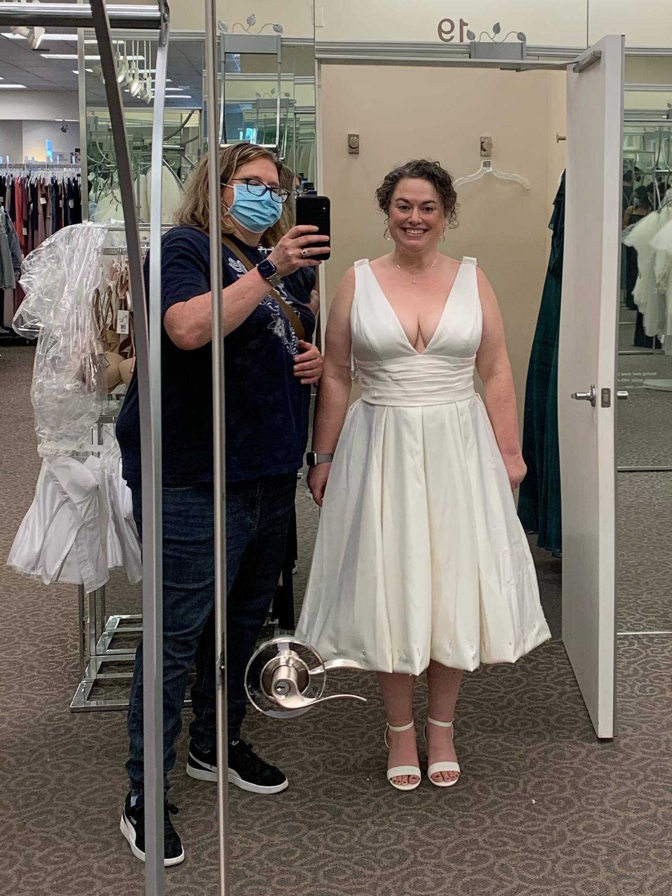 She said yes to the dress!