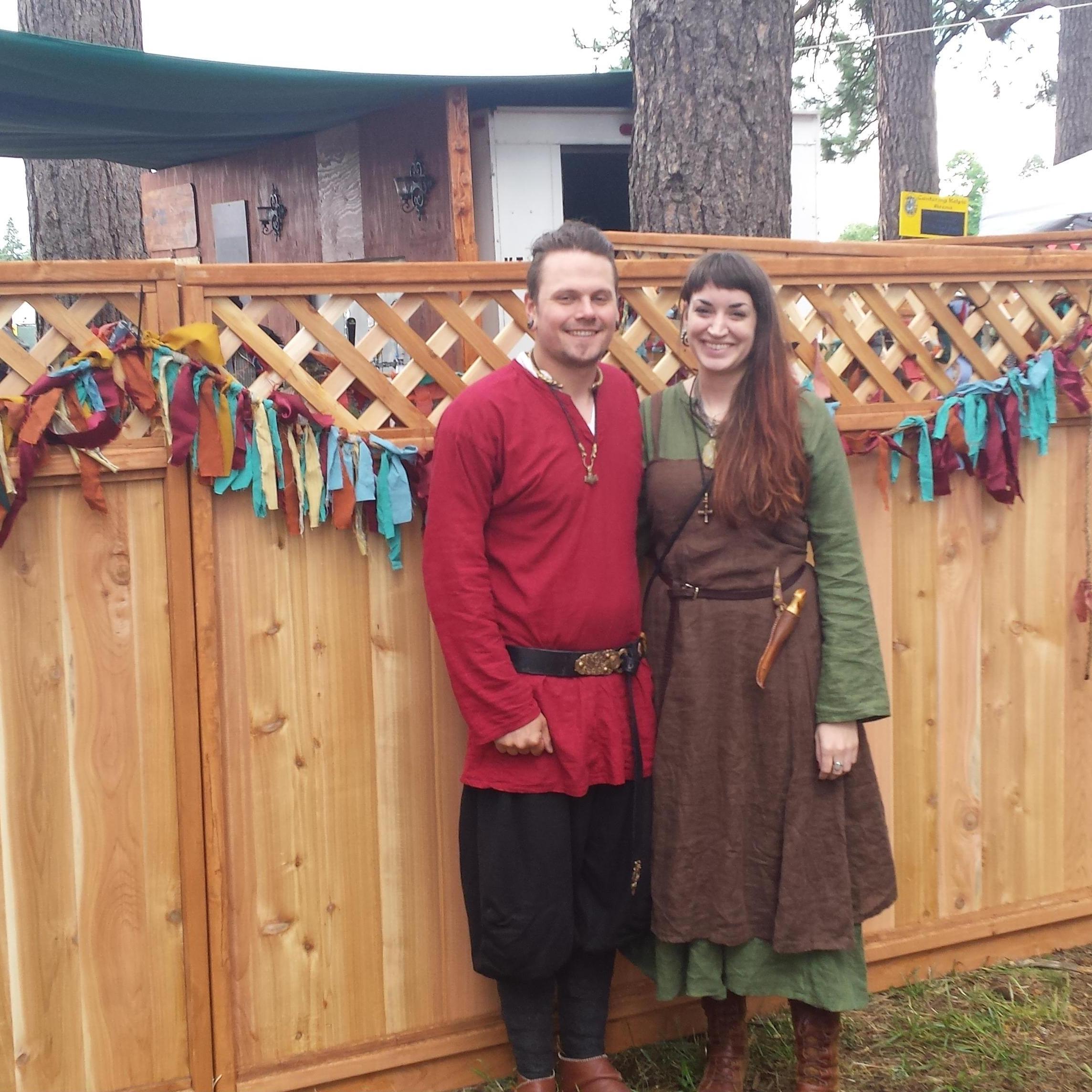 All dressed up for the Renaissance Faire