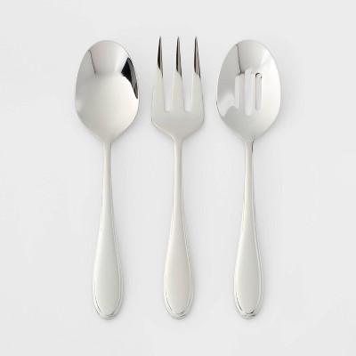 3pc Luxor 18/10 Stainless Steel Serve Set - Threshold Signature™