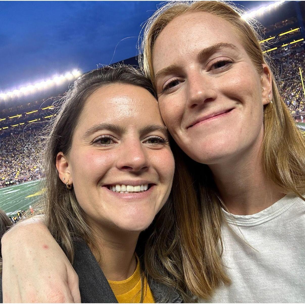 GO BLUE (in The Big House)