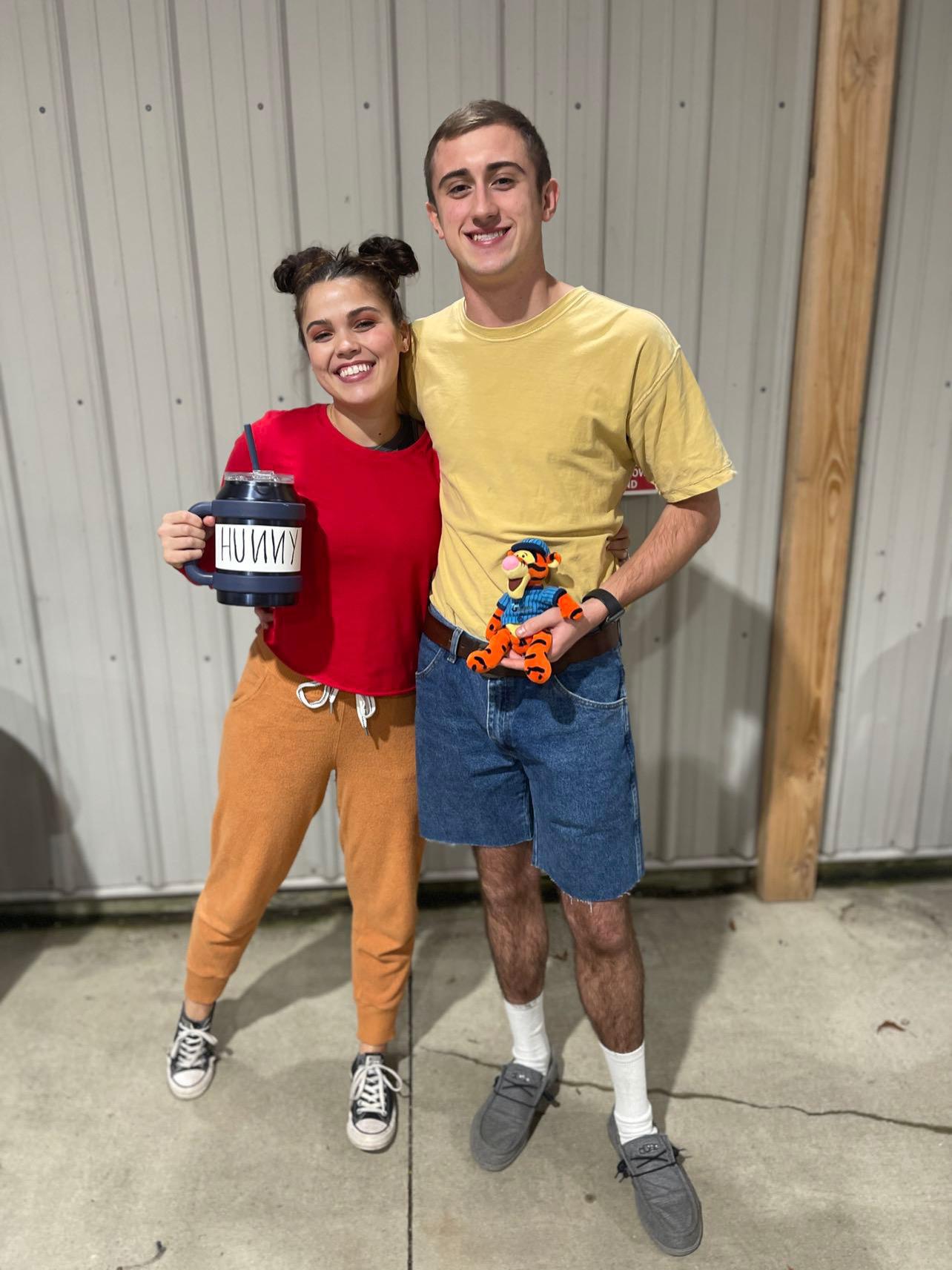 Halloween 2021 
Winnie the Pooh & Christopher Robin