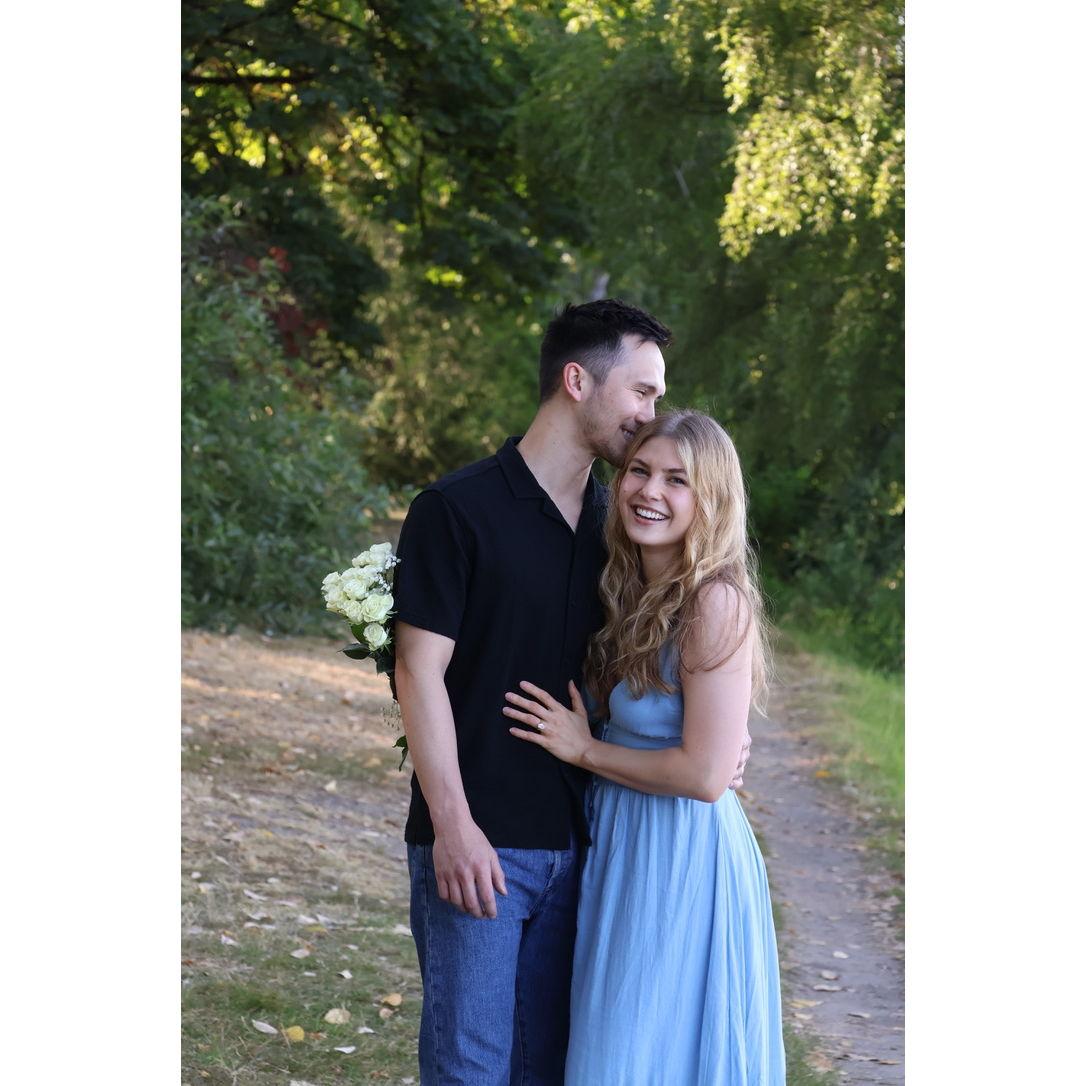 July 5th, 2025. The proposal at Lake Washington!