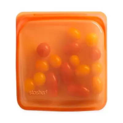 Stasher Reusable 15 oz. Silicone Sandwich Storage Bag in Clear