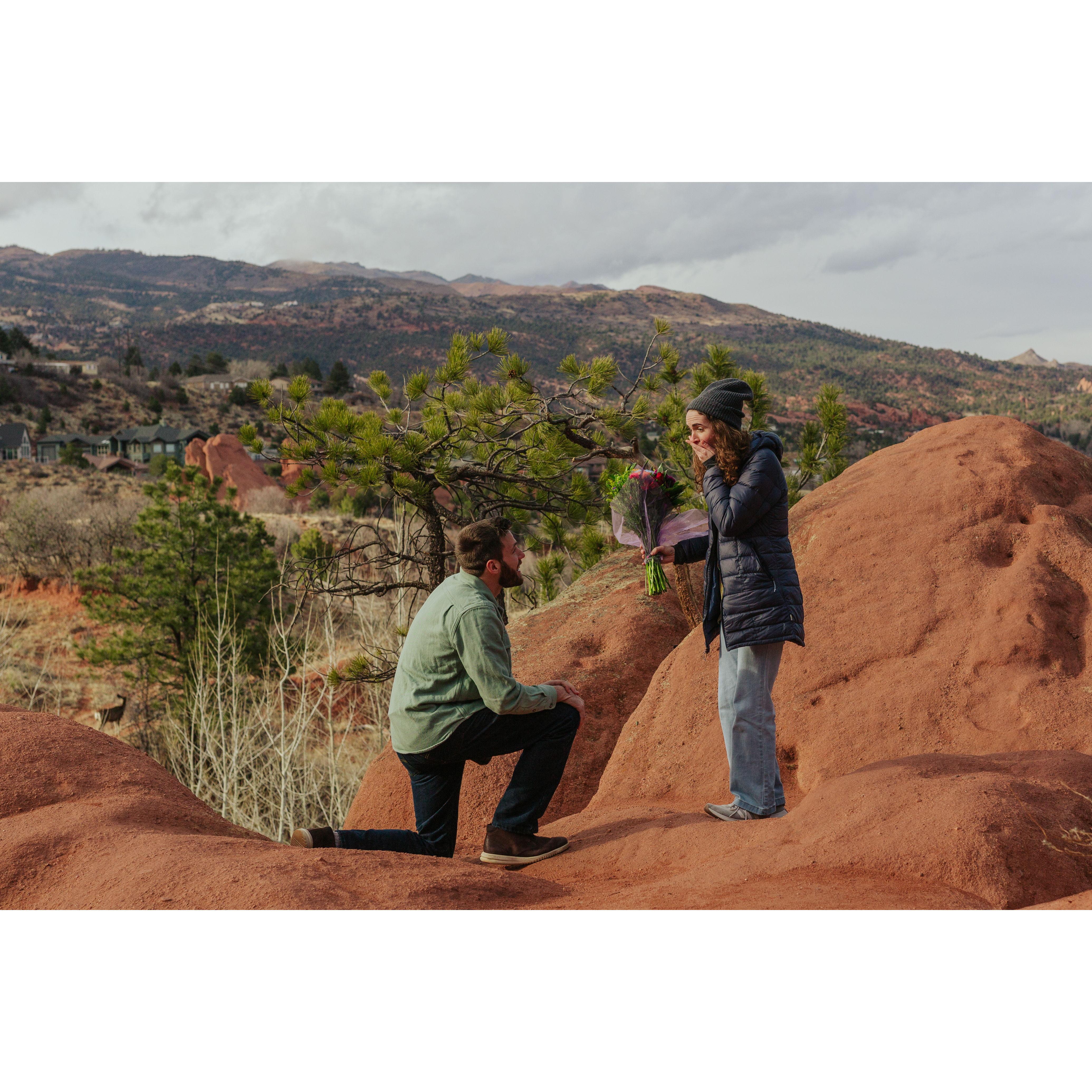 Kyle then proceeded to surprise Julia on a hike with her twin. It was the magical engagement Julia had hoped for, but not in her wildest dreams thought would actually happen.