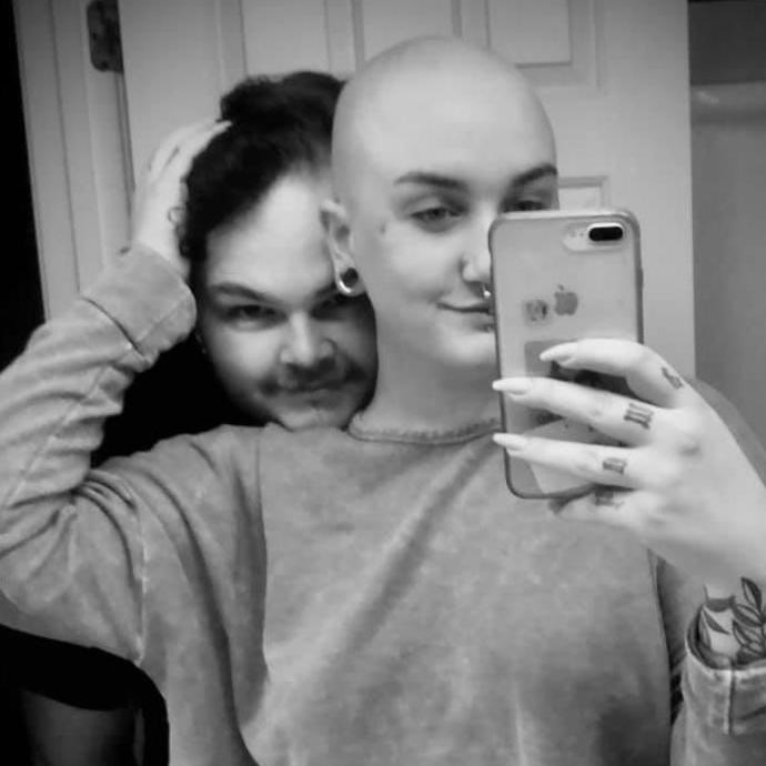We shaved my head together.
2020
