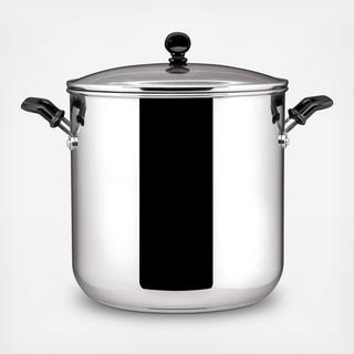 Classic Stainless Large Covered Stock Pot