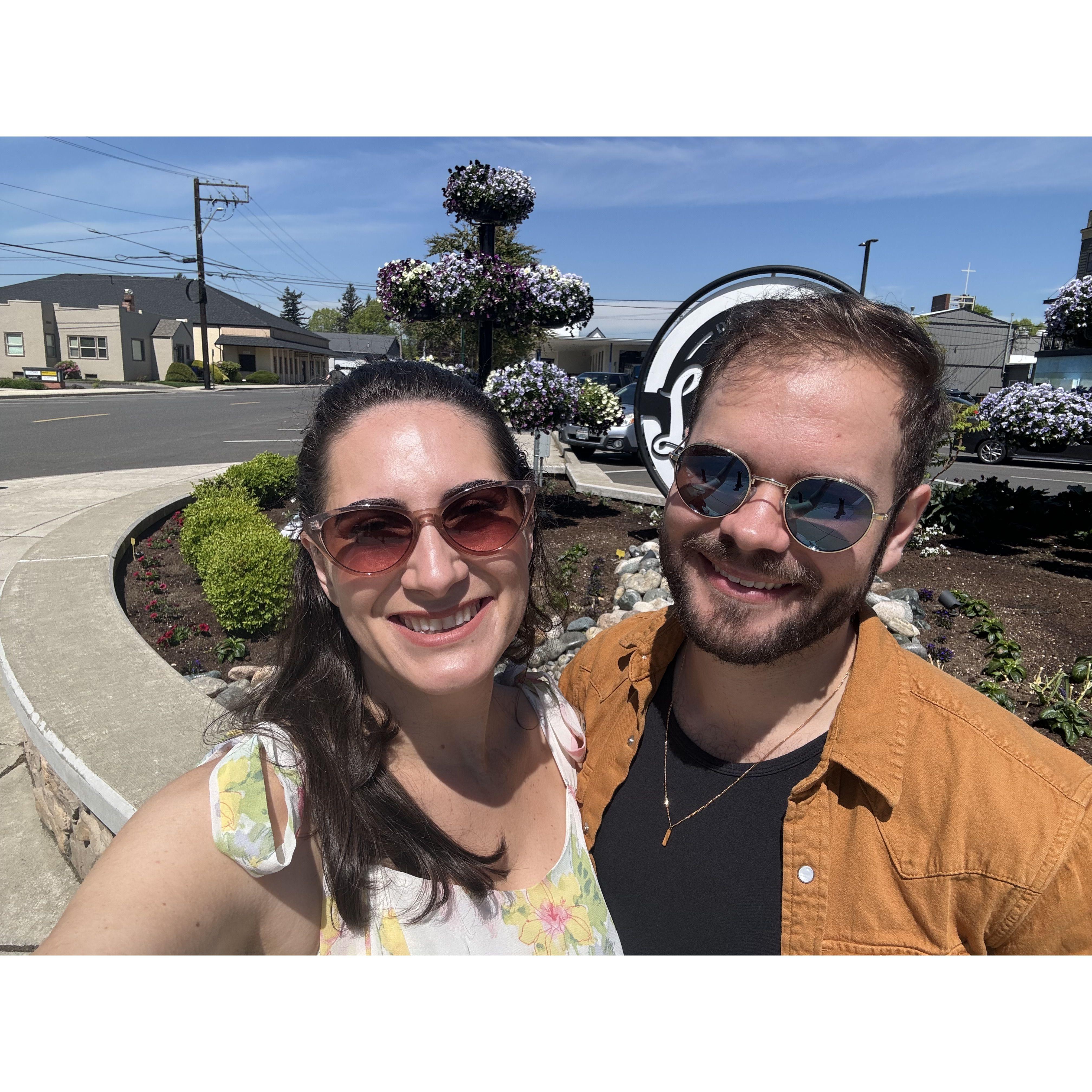 Our first Gateway, he drove 2 hours and half to chase the Aurora with me.