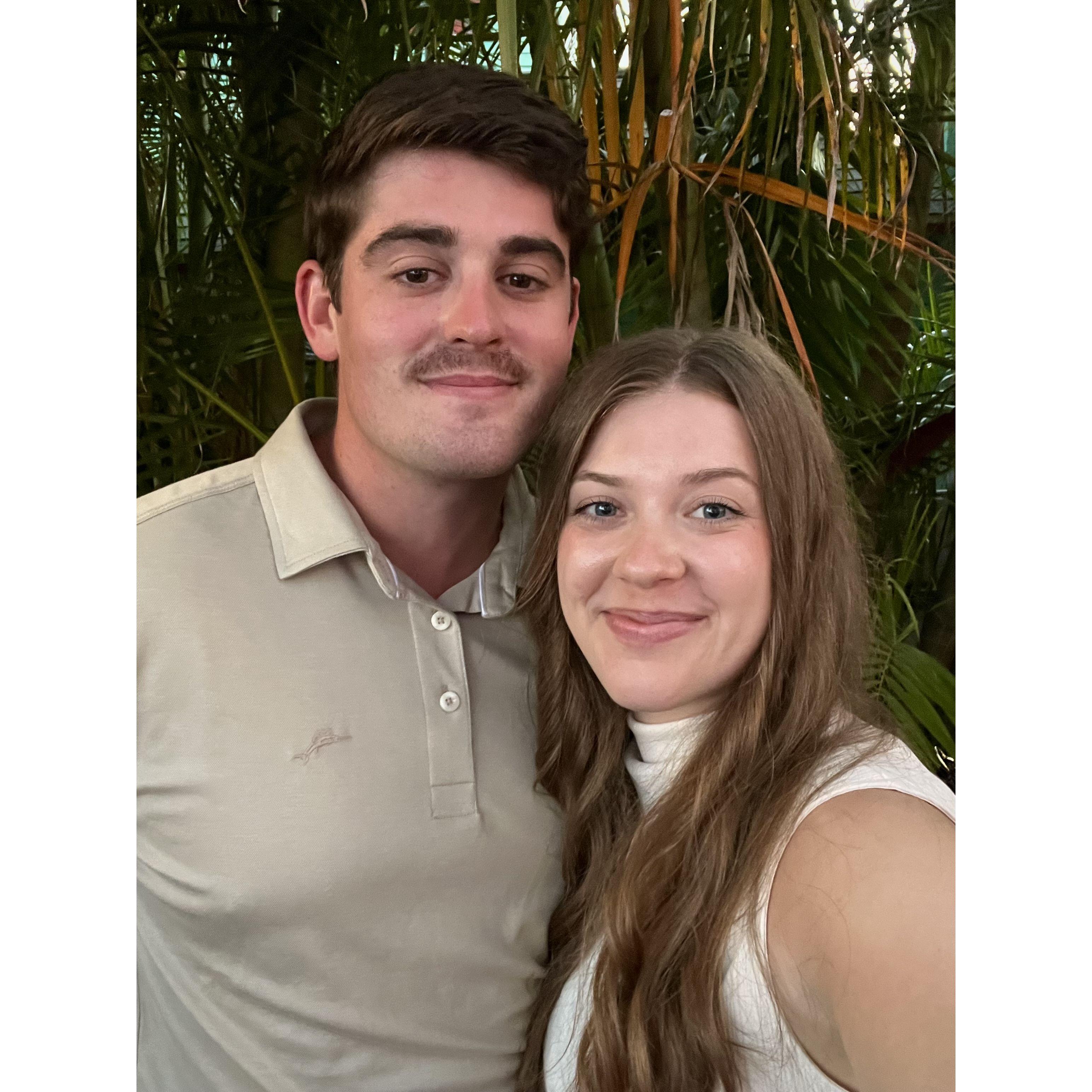 They had a night out with Shane's family where Naomi beat him in corn hole for the first time (he will deny this but Naomi promises that it's true)