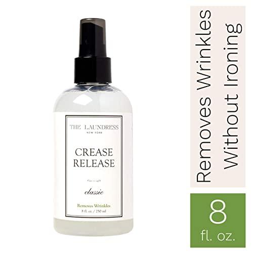 The Laundress - Crease Release, Classic Scented, Wrinkle Release Spray, Shirts, Suits, Curtains & More, Anti Wrinkle Spray for Clothes, Wrinkle Remover Spray, 8 fl oz