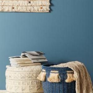 Abaca Fringe Basket