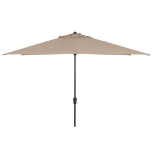 Simply Shade Khaki Market 10.5-ft Patio Umbrella