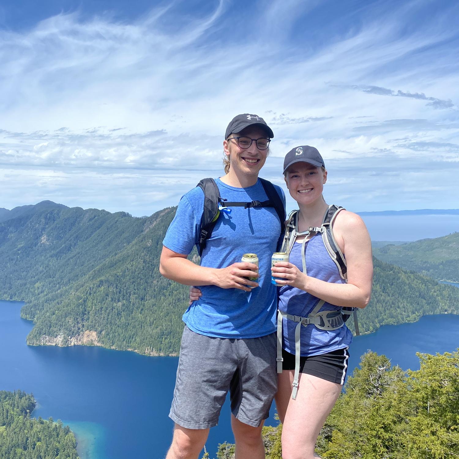 Our first hike together - May 2020, Mount Storm King.
