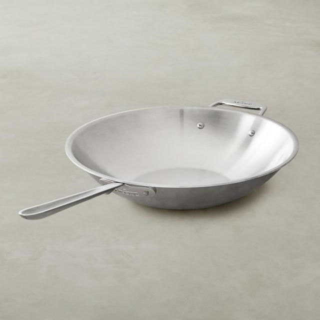 All-Clad d5 Stainless-Steel Stir Fry Wok, 14"